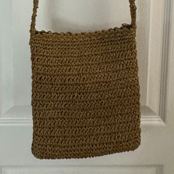 Blue Miami Crochet Crossbody Purse EUC - Picture 7 of 7